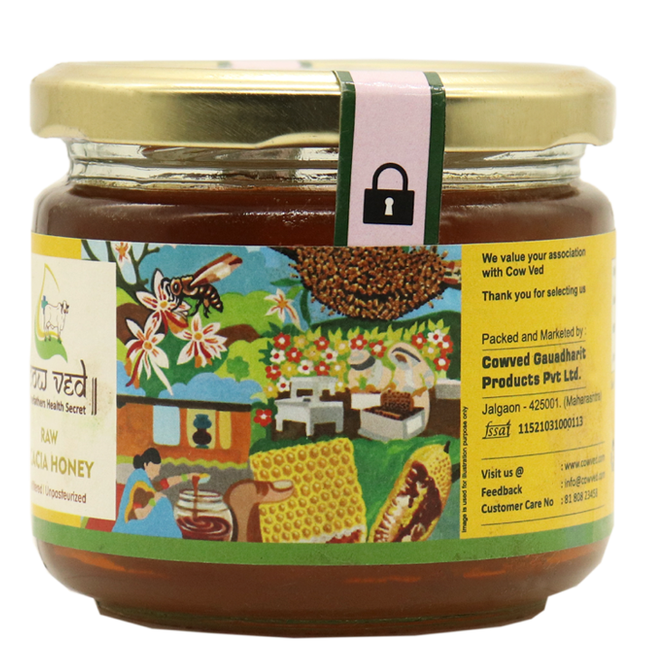 Mustard Honey, Mono Floral, Unfiltered, Unpasterised, Raw - 350 Gms