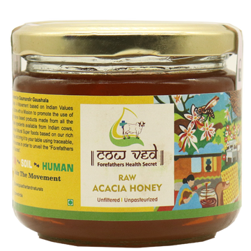 Acacia Honey, Mono Floral, Unfiltered, Unpasterised, Raw - 350 Gms